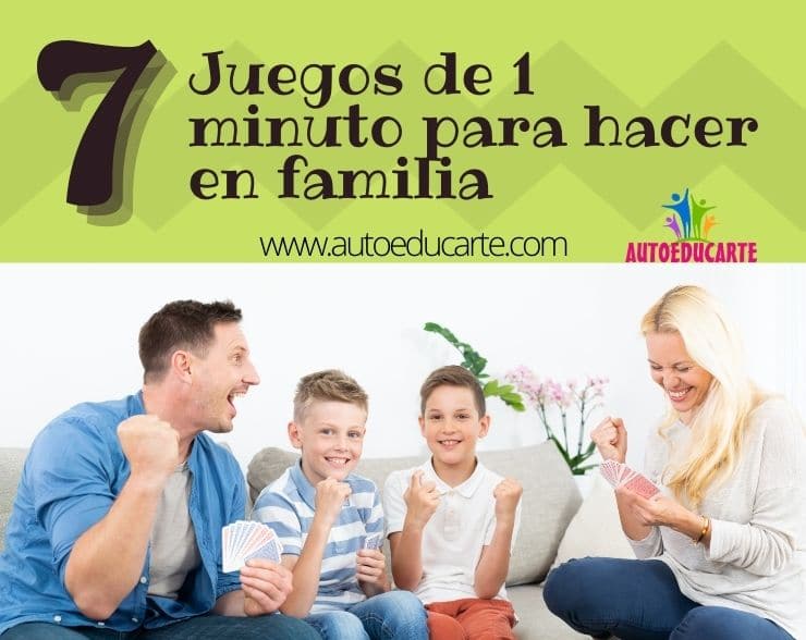 7 Juegos de 1 minuto para hacer en familia